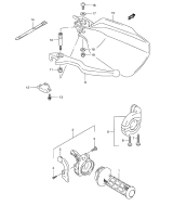 SUZUKI, DR 800 S Big N, RECHTER LENKGRIFF